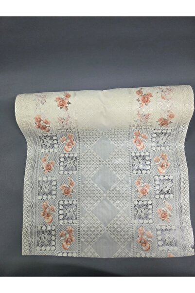 Başak Ev Tekstili Pvc Corner Lace Shelf and Cabinet Cover Runner