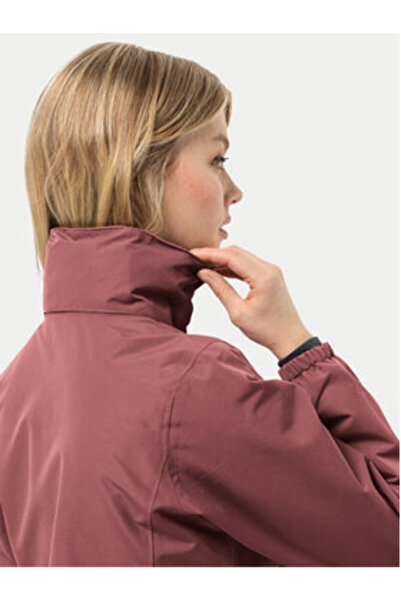 Jack Wolfskin Γυναικείο Αδιάβροχο 1111202 Κόκκινο