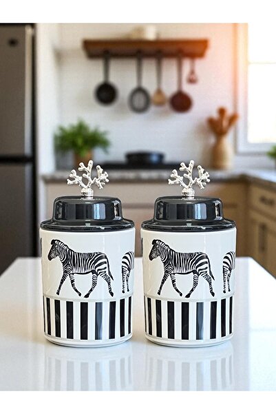 ferayhome Mutfak ve Salon Aksesuarı Dekoratif Obje Baharatlık Silindir 2 li S...