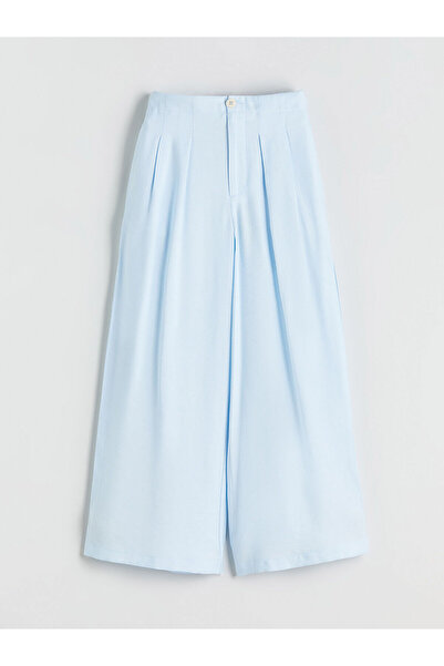 LC Waikiki Özmarka New Season Elastic Waist Pleated Girls' Trousers