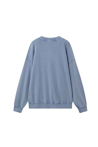 Giordano Men’s French Terry Crew Neck Printed Sweatshirt