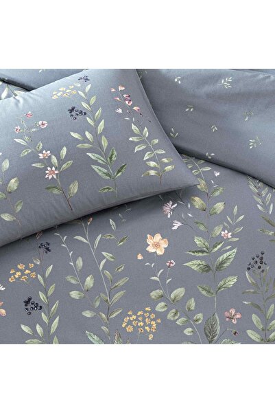 Taç Serelis Ranforce Односпальний комплект постільної білизни, синій