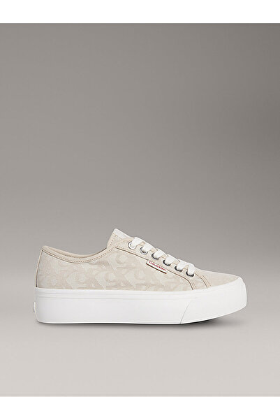 Calvin Klein Kadın Vulcanic Flatform Jacquard Sneaker