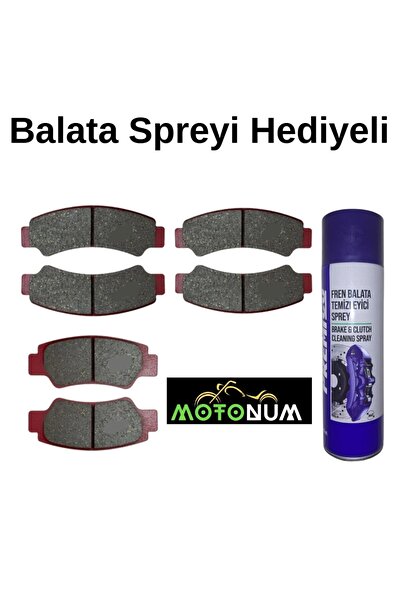 Motonum Segway Snarler 570 Ön Ve Arka Fren Balata Takım YS83