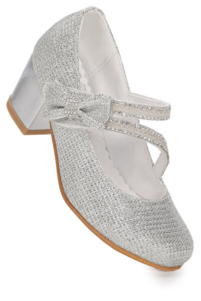 Kiko Kids Aisha Çupra Daily Girl's 4 cm Heeled Evening Dress Shoes