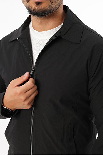 Rodrigo Men's Sports Seasonal Lined Zippered Waterproof Windproof Raincoat