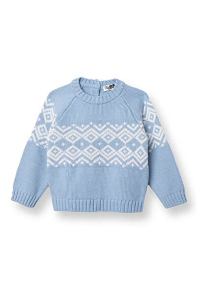 ebebek Hello Baby HelloBaby Erkek Bebek Mountain Explorer Kazak Triko Bisiklet Yaka Uzun Kol