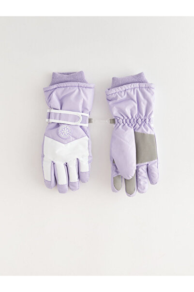 LC Waikiki Girls' Snow Gloves with Fleece Inside
