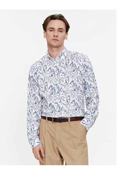 JOOP JEANS Ανδρικό Πουκάμισο 10017658 Λευκό