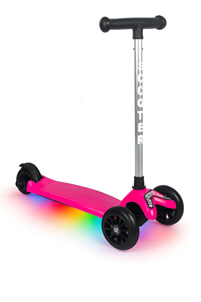 Hippie Scooter LED Işıklı Scooter | 3 Tekerlekli, Yüksekliği Ayarlanabilir Gü...