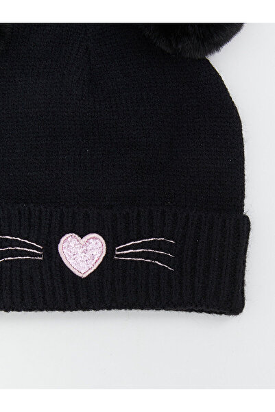 LC Waikiki Sparkling Choices | Heart Embroidered Girl's Beret