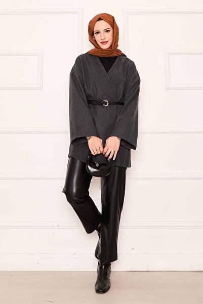 EBRUTESETTÜR Kaşe Fabric Elegant Oversize Cap