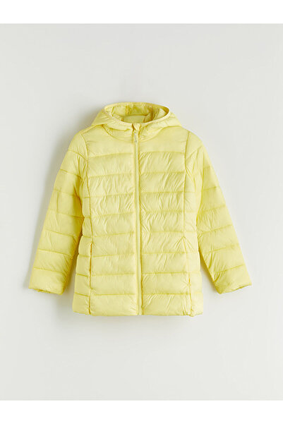 LC Waikiki Πουπουλένιο παλτό για κορίτσια LCW ECO Sari με κουκούλα