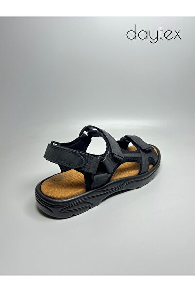 Daytex Genuine Leather Suede Cork Sole Orthopedic Comfortable Lightweight Anatomical Men's Sandals