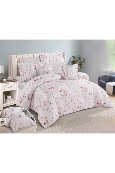 SNOOZYL مفرش سرير نفرين صيفي بتصميم مشجر ليمنحك الراحه بفضل حشوه الحاف القطن