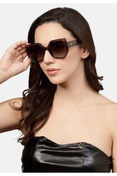 Avant-Garde Paris Ochelari de soare polarizați cu fluture eleganți