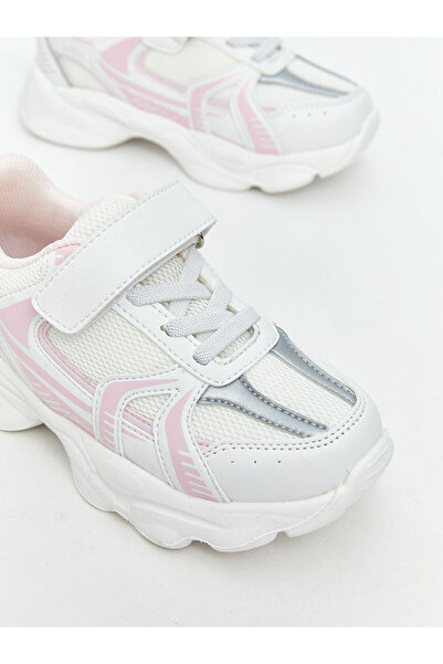LC Waikiki Vizyon New Season Lace-Up and Velcro Girls' Sports Shoes