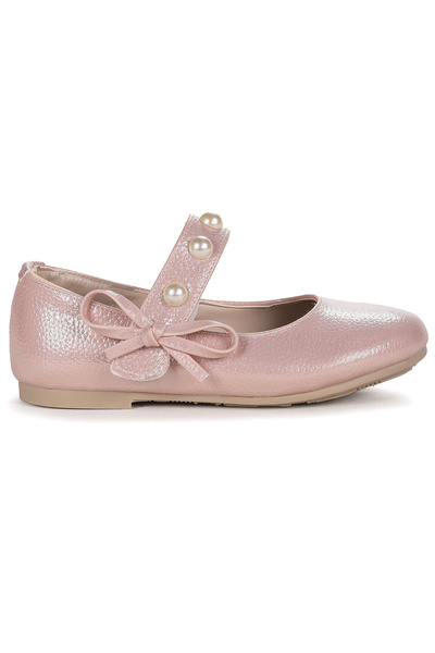 KARAMAZI Bareti Pearl Daily Velcro Girls' Ballerina Shoes