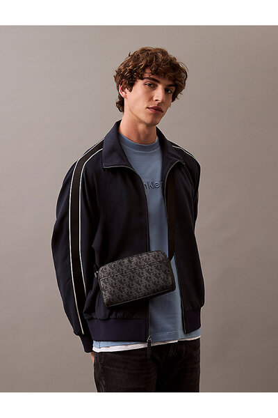 Calvin Klein Men's Matte Aop Camera Bag
