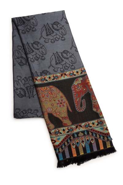 Avant-Garde Paris Kashmiri Jamawar Scarf