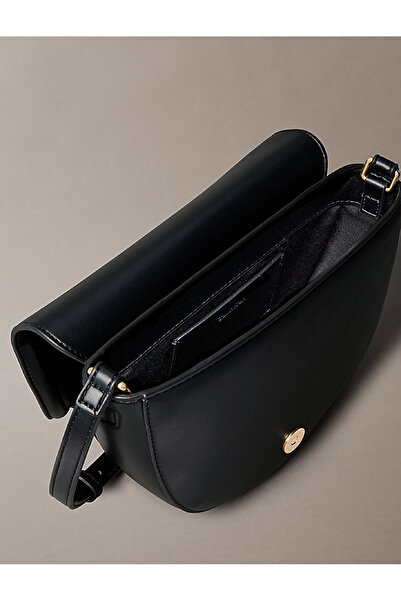 Calvin Klein Women's Bold Ck Saddle Crossbody Bag