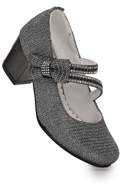 Kiko Kids Aisha Çupra Daily Girl's 4 cm Heeled Evening Dress Shoes