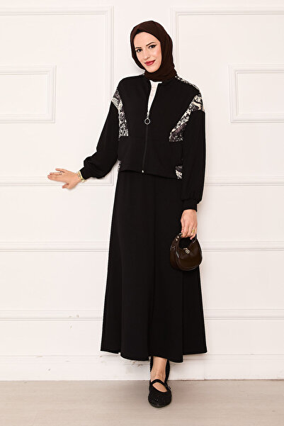 EBRUTESETTÜR Garni Detailed Cropl Skirt Set