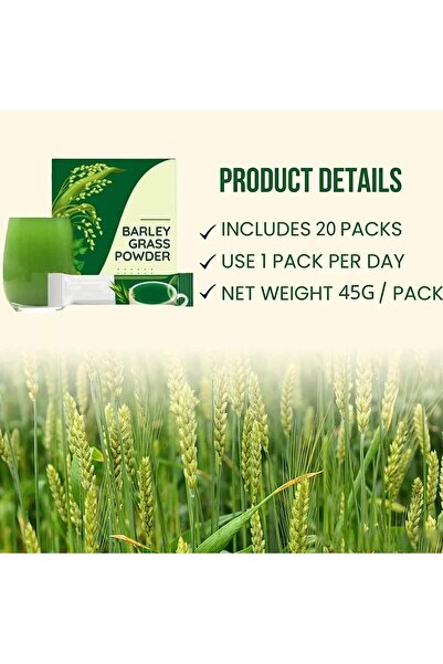 Navita Naveta Barley Grass Powder, 100% Organic Pure Barley Grass Juice Powder, Promotes Digestive Peristal