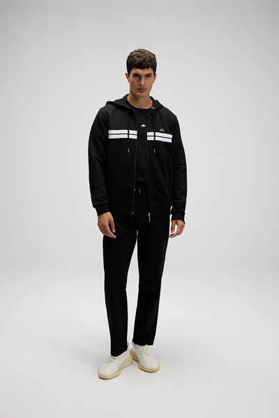 Ellesse Βαμβακερό παντελόνι με κανονική εφαρμογή κανονικής μέσης, ίσιο πόδι Ανδρικό παντελόνι EM546