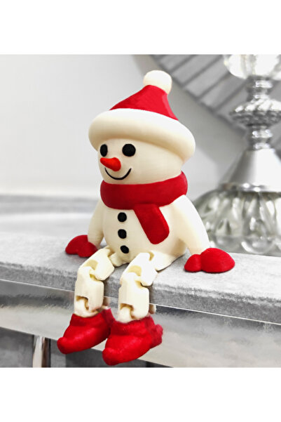 Genel Markalar Oynar Eklemli Yılbaşı Temalı Kardan Adam