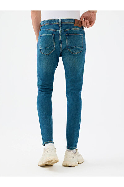 Loft Ανδρικό τζιν παντελόνι Justin Skinny Fit Blue Lf2037021