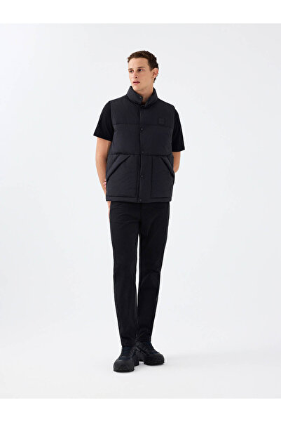 Loft Regular Fit Black Men's Vest Lf2039026