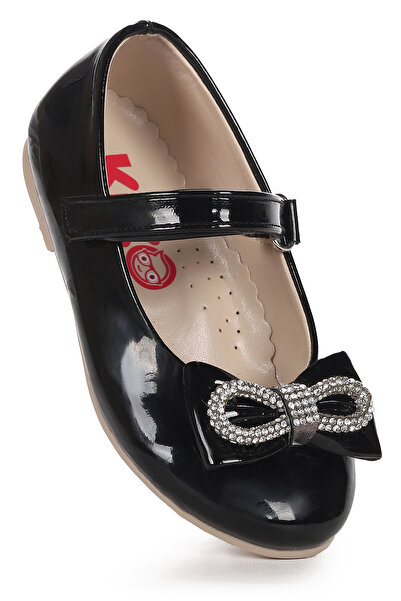 Kiko Kids Bowtie Bowtie Stoned Velcro Girls' Ballerina Shoes