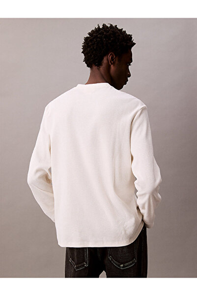 Calvin Klein Men's Waffle Badge Crew T-Shirt