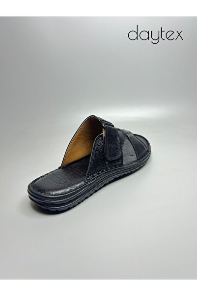 Daytex Genuine Leather Custom-Made Men's Orthopedic Men's Leather Sports Slippers