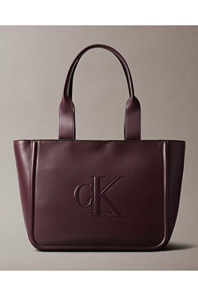 Calvin Klein Kahverengi Kadın Tote Çanta Elsbeauty