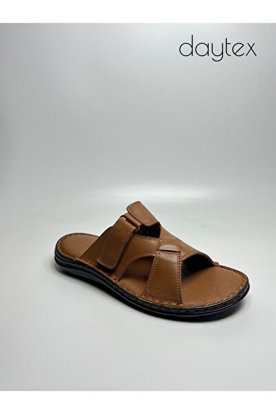 Daytex Genuine Leather Custom-Made Men's Orthopedic Men's Leather Sports Slippers