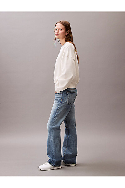 Calvin Klein Women's Logo Embroidery French Sweatshirt