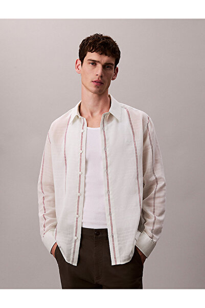 Calvin Klein Men's Cotton Nylon Relax Shirt