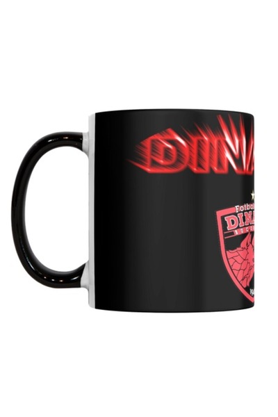 T&M Personalizare Cană personalizată „Dinamo” v3, Neagră, 330 ml