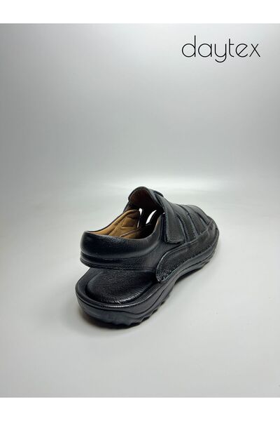 Daytex Genuine Leather Casual Orthopedic Velcro Daily Comfortable Lightweight Sandals
