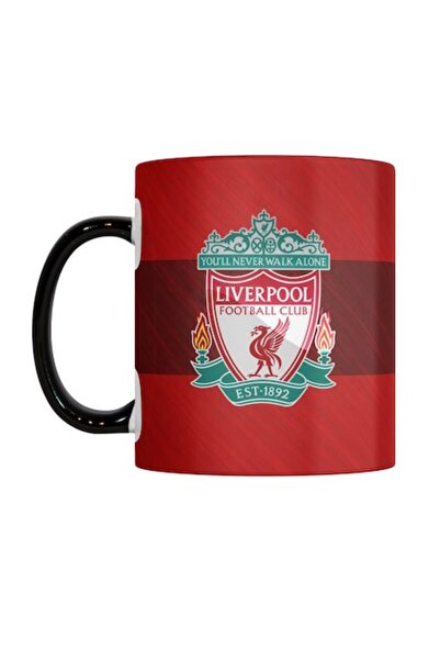 T&M Personalizare Cană personalizată - Liverpool Football Club, neagră, 330 ml