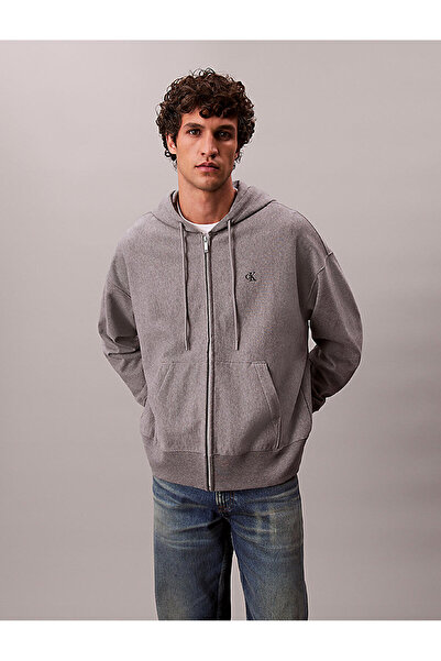 Calvin Klein Erkek Premium Terry Sweatshirt