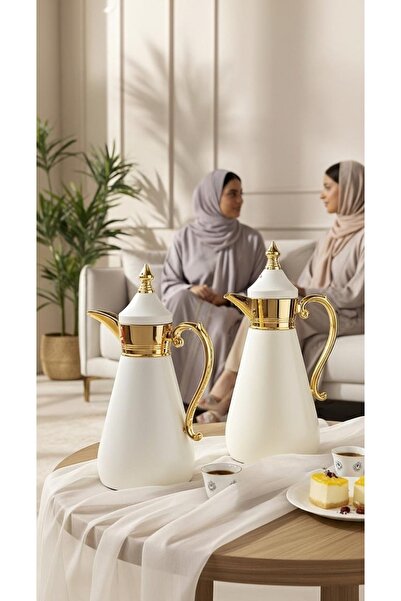 Generic 1 liter/700 ml tea and coffee thermos set