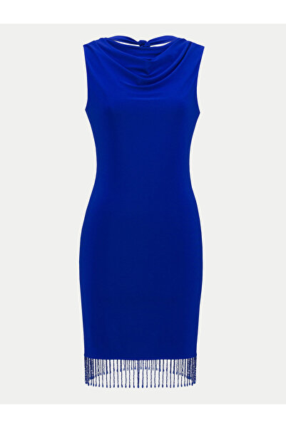Joseph Ribkoff Γυναικείο Φόρεμα Κοκτέιλ 242702 Μπλε