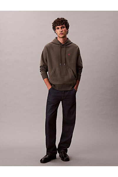 Calvin Klein Men's Premium Terry Monogram Sweatshirt