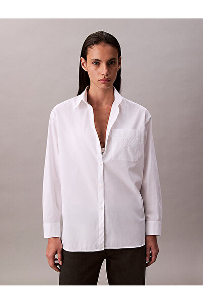 Calvin Klein Women's Poplin Relaxed Shirt