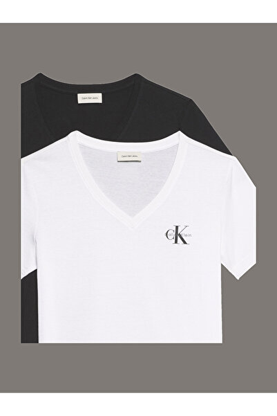 Calvin Klein Women's 2-Pack Monologo T-Shirt