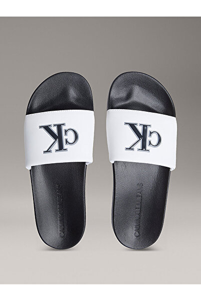 Calvin Klein Men's Jelly Mono Beach Slippers