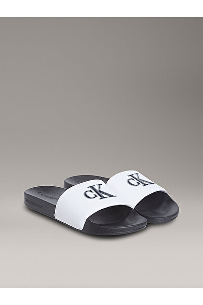 Calvin Klein Men's Jelly Mono Beach Slippers